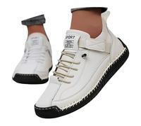 Generisch Orthopaedic Shoes Women's Trainers Wide Foot Comfortable Painless Breathable Shoes Comfortable Supporting Leather Shoes Waterproof Shoes Size 35-45, beige, 7 UK