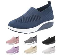 Generisch Orthopaedic Shoes Women's - Width H Mesh Breathable Walking Shoes Elegant and Comfortable Soft Sports Shoes Knitted Trainers Casual Comfort Running Shoes Trainers for Gym Walking & Daily, Z1