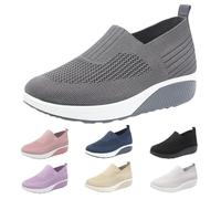 Generisch Orthopaedic Shoes Women's - Width H Mesh Breathable Walking Shoes Elegant and Comfortable Soft Sports Shoes Knitted Trainers Casual Comfort Running Shoes Trainers for Gym Walking & Daily, Z1