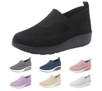 Generisch Orthopaedic Shoes Women's - Width H Mesh Breathable Walking Shoes Elegant and Comfortable Soft Sports Shoes Knitted Trainers Casual Comfort Running Shoes Trainers for Gym Walking & Daily, Z1
