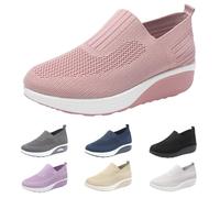 Generisch Orthopaedic Shoes Women's - Width H Mesh Breathable Walking Shoes Elegant and Comfortable Soft Sports Shoes Knitted Trainers Casual Comfort Running Shoes Trainers for Gym Walking & Daily, Z1