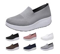 Generisch Orthopaedic Shoes Women's - Width H Mesh Breathable Walking Shoes Elegant and Comfortable Soft Sports Shoes Knitted Trainers Casual Comfort Running Shoes Trainers for Gym Walking & Daily, Z2