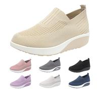 Generisch Orthopaedic Shoes Women's - Width H Mesh Breathable Walking Shoes Elegant and Comfortable Soft Sports Shoes Knitted Trainers Casual Comfort Running Shoes Trainers for Gym Walking & Daily, Z1