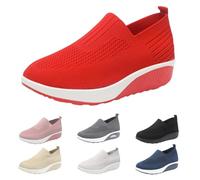 Generisch Orthopaedic Shoes Women's - Width H Mesh Breathable Walking Shoes Elegant and Comfortable Soft Sports Shoes Knitted Trainers Casual Comfort Running Shoes Trainers for Gym Walking & Daily, Z1