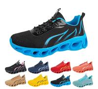 Generisch Orthopaedic Walking Shoes Trail Running Shoes Men's Non-Slip Sports Shoes Lightweight Trainers Breathable Hiking Boots Non-Slip Running Shoes Couples Outdoor Fitness Road Running Shoes, blue