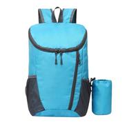 Generisch Outdoor Backpack, 20 Litre Lightweight Foldable Backpack, Outdoor Backpack for Mountaineering, Camping, Trekking, Multi-Day Tours, Sea blue, Siehe Beschreibung, See description