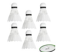 Generisch Outdoor Badminton Balls, Pack of 6 Practice Shuttlecocks, High Speed, School, Club, Tournament, Competition, Backyard, Court