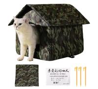 Generisch Outdoor Cat House, Classic Stray Cats Houses Shelters, Non-Slip Sleeping Cave Windproof Hiding Place - For Balcony Patio Outdoor Animals In Cold