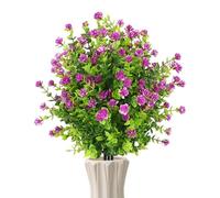 Generisch Outdoor Flowers, UV-Resistant, Artificial Realistic Shrubs, Artificial Outdoor Flower Stakes, for Garden, Spring, Yard, Home, Summer, Landscaping, Patio, Cemetery