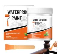 Generisch Outdoor Metal Protective Paint - 300 g Waterproof and Quick-Drying Coating | Door Paint Including Brush, for the Protection of Outdoor Railings, Gates, Fences, Furniture and