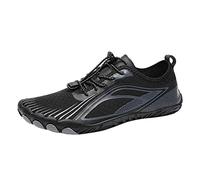Generisch Outdoor Pair Women's Waterproof Mountaineering Casual Sports Shoes Lace-Up Shoes Beach Running Breathable Shoes with Soft Base, black, 6 UK