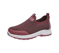 Generisch Outdoor Running Shoes with Comfort Footbed, Women's Trainers, Slip-On Width H Orthopaedic Shoes, Mesh Breathable Trainers, Elegant and Comfortable Sports Shoes, Ultralight Walking Shoes
