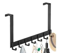 Generisch Over the Door Hook, Hook Behind the Door, Punch-Free Metal Hook Over - Clothes Rack with Multiple for Front Door, Bathroom, Bedroom and Living Room