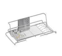 Generisch Over the Sink Dish Drainer - Expandable Stainless Steel Rack | Drying Rack for Chopsticks, Plates, Bowls, Spoons, Utensils, Tableware, Cutlery