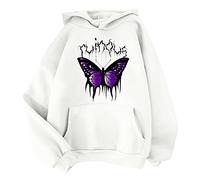Generisch Oversize Pullover Women's Hooded Long Sleeve Shirt Women's Cotton Hoodie Hilfiger Blouse with Hood Hoodie Drawstring Tops Comfortable Sprotshit Sports Running Jacket Tops with Pockets, Wine