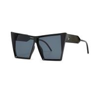 Generisch Oversized Cat Eye Sunglasses For Women Vintage Candy Colour Rivet Gradient Sun Glasses Female Driving Shades