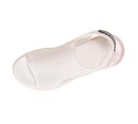Generisch Oversized Flying Weave Casual Sandals with Thick Sole Fish Mouth Breathable Sports Sandals for Women Lightweight Summer Shoes with Non-Slip Outsole Comfortable Footbed, Wh1, 5 UK
