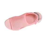 Generisch Oversized Flying Weave Casual Sandals with Thick Sole Fish Mouth Breathable Sports Sandals for Women Lightweight Summer Shoes with Non-Slip Outsole Comfortable Footbed, red, 7 UK