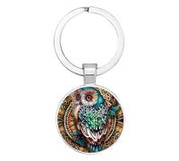 Generisch Owl Charm, Charm Owl, Portable Car Key Accessories, Charm Decoration, Decorative Backpack Decoration, Portable Keychain for Children