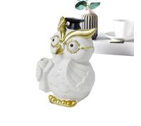 Generisch Owl Figurines Home Decor Owl Statues Home Decor Owl Figurine for Home Decor Cute Animal Owl Figurine Decorations Owl Statue for Living Room Desk/Books/Ornament