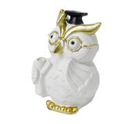 Generisch Owl Figurines Homeland Owl Statues Home - Modern Regalation Sets with Owl Sculptures - Boho Owl Statue for Living Room Bedroom Retro Bird Figurine