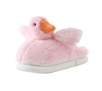 Generisch Paare Frauen Slip Furry Flat Winter Round Toe Keep Warm Hausschuhe Schuhe Schuhe Women's Frühling 2022, pink, 5 UK