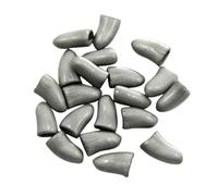 Generisch Pack of 20 Soft Silicone Pet Dog Cat Nail Caps 10 ml Dog Sports Accessories (Grey XXL)
