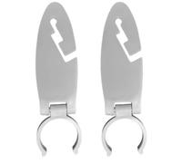 Generisch Paddle Board Clips, 2 x Paddle Board Fin Holder, Adjustable Fixing Clips, Sports Accessories for Women, Men, Teenagers, Athletes, Cyclists