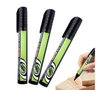Generisch Paint Markers for Wood - Waterproof Oil-Based Pens Pack of 3 | Marker for Acrylic Plates | For Glass Wood Canvas Ceramic Fabric Stone Painting Tyre Doodling Marking