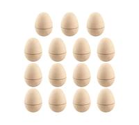 Generisch Paintable Easter Eggs, Christmas Party, Party Guest Gift, 15-Piece Fillable Easter Eggs, for Children, Girls, Living Room Decoration