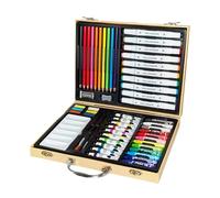 Generisch Painting Set for Children, Oil Pastel Marker Art Set for Children, Educational Craft Accessories with Bright Colours for Creative Inspiration on the Go Holiday Camping Activities