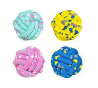 Generisch Palla Interattiva Cane- 4 Pezzi Giochi Portatili E Resistenti Ai Morsi Per Animali | 7.5 cm Palline Per Cani | Simulazione Caccia Esercizio Piscina Giochi Viaggio Addestramento