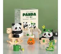 Generisch Panda Building Blocks Set with 5 Different Models. Beginner Friendly. Once assembled, it is a beautiful, eye-catching decorative piece!