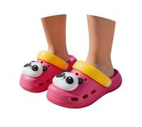 Generisch Panda Soft Breathable Closed Toe Sandals Toddler Beach Water Shoes, Hot Pink, 6 UK Child