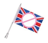 Generisch Pannier Rack Flag, Patriotic Nationality Decoration, 28 x 17.5 cm Polyester Flag - for Road Bike, Mountain Bike, Cycling, Home, Office, School