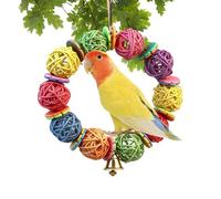 Generisch Parakeet Toy - Chew and Biting Accessories for Parakeets as Pets - Bird Cage Chew Toy and Play Accessories - For Cockatoos Conures Macaw Inseparable for Foraging