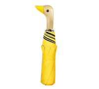 Generisch Parapluie Canard - Parapluie à Poignée Canard | 3 Plis Coupe Vent, Protection UV, Some Bois, Mignons pour Femmes et, Soleil et Pluie, 8 Nervures, , Accessory Mo, Yellow, Siehe