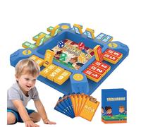 Generisch Party Games, Travel Game, 54 Task Cards Board Game for Teenagers Adults Couples Travel Friends Meetings