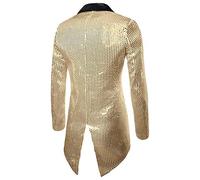 Generisch Party One Men's Fashion Jacket Coat Charm Knob Casual for Coats Jackets Elegant Fashion Clothing, gold, XL