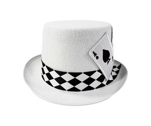 Generisch Party Top Hat - Felt Playing Card Style Lightweight Costume Hat Performance Theatre Accessories | Cosplayer Halloween Stage Drama Teacher School Rehearsal Party Planner Photoshoot