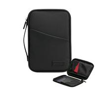 Generisch Passport Wallet - PU 5.51 Inch Travel Bag | Organizer with Handles and Secure Storage, Ticket Holder, Cash Holder, Trains, Buses