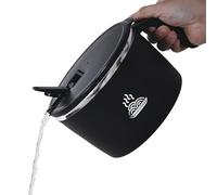 Generisch Pasta Bowl, Stainless Steel Lunch Container, Instant Noodle Cup, for Breakfast, Lunch, Dinner, Snack, Office, Work, University, School, Travel, Picnic, Camping, Kitchen