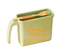 Generisch Pasta Bowl, with enclosed fork, heat-resistant, safe and no washing up necessary, pasta soup bowl for student dormitories - for home, dorm, , travel