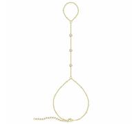 Generisch Pedometer Bracelet Hand Chain Bracelet Gold-Plated Gold Bracelet Stacking Finger Ring for Women Adjustable Rhinestone Ring Bracelet Hand Chain for Women Trendy Jewellery Rubber Bracelet