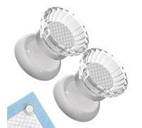 Generisch Pee Pad Holder for Dogs - ABS 4 x 2.3 cm 2 Pieces | Potty Training Pad Magnetic Holder Adhesive Secure Clip Wall Mounted Puppy PadFixer for Floor Protection Indoor Leg Lifting Puppies