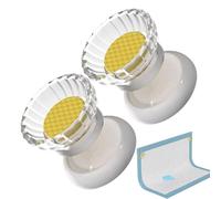 Generisch Pee Pad Holder for Dogs - ABS 4 x 2.3 cm 2 Pieces | Potty Training Pad Magnetic Holder Adhesive Secure Clip Wall Mounted Puppy PadFixer for Floor Protection Indoor Leg Lifting Puppies