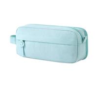 Generisch Pencil Case | Double Layer with Carry Handle | Oxford Fabric Pencil Case | For Children Teenagers Women Men School College On The Go, Blue sea, Siehe Beschreibung, See description