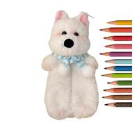 Generisch Pencil Case | Large Capacity Stationery Storage Bag - Plush Pen Case | For Sticky Notes Eraser Ruler Marker Lipsticks Headphones School College Class, Western Highlands, see description, See