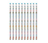 Generisch Pencils No. 2-10 Pieces Shatterproof with Erasers, Writing Pencils School Supplies - for Kids, Preschoolers, Students, Teachers, Home, Classroom, Learning, Drawing, Sketching