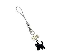 Generisch Pendentif De Téléphone Chat En Résine - 5 cm/20 g, Charm Mobile Kawaii, Sangle De Téléphone Animal De Dessin Animé, Accessory Décoratif Pour Coque, Appareil Photo Et Sac À Main
